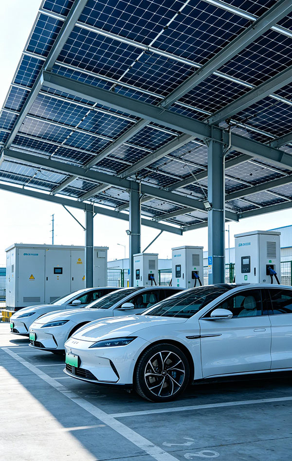 Integrated light storage and charging