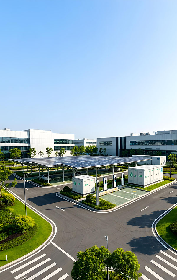 Integrated light storage and charging and smart park